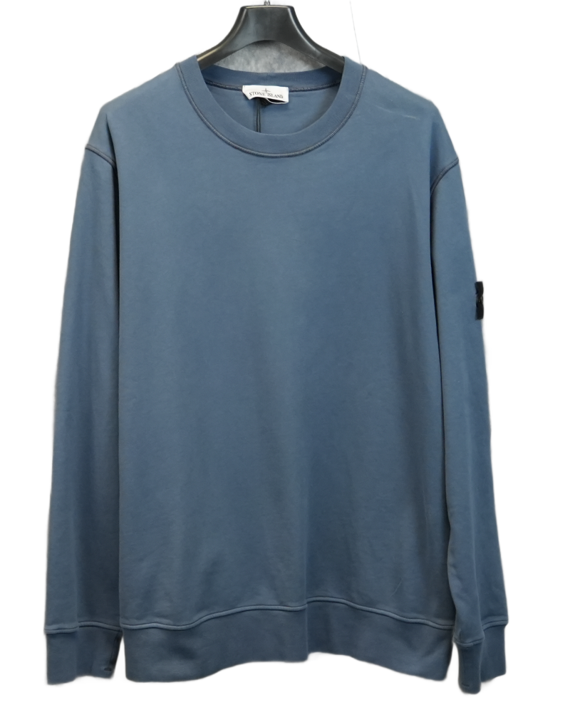 Stone Island Crewneck blue front view