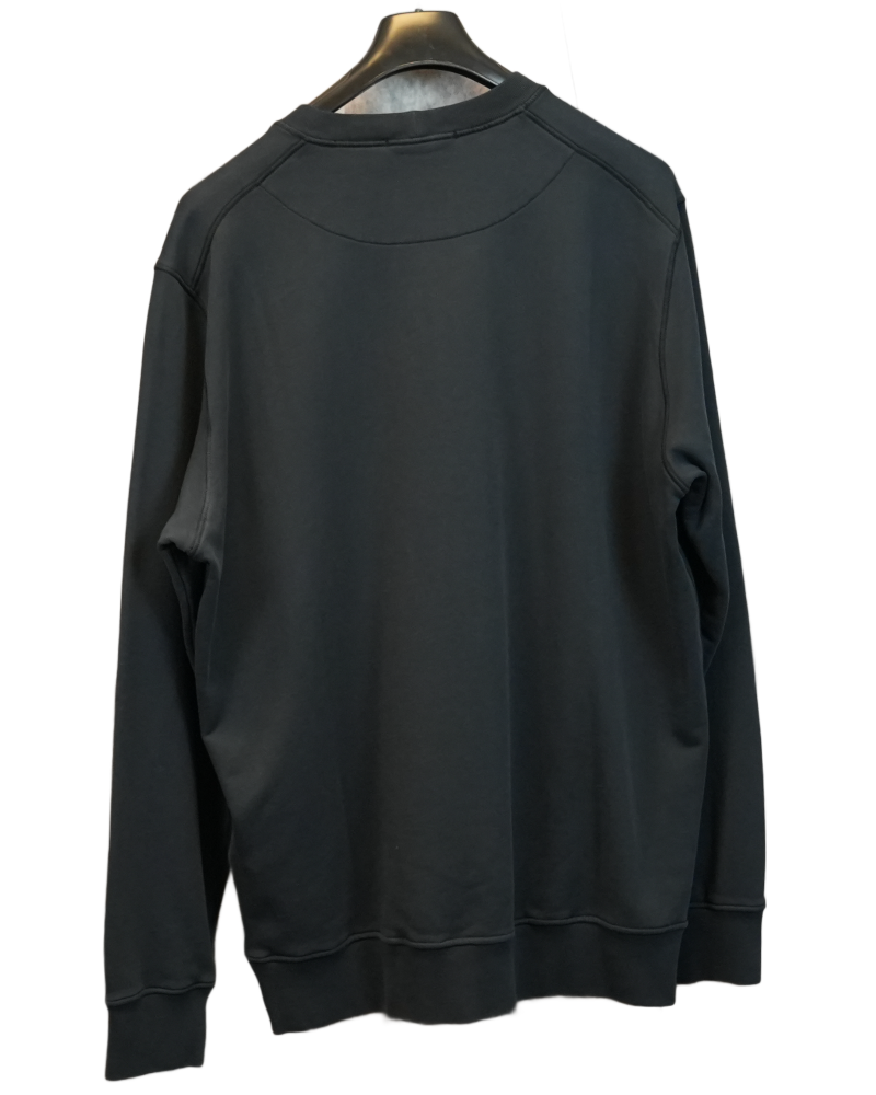 Stone Island Front Print Crewneck Navy back view