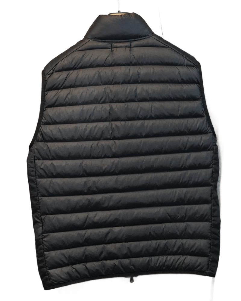 Stone Island Loom Woven Chambers R-Nylon Down TC Gilet Navy Blue back view