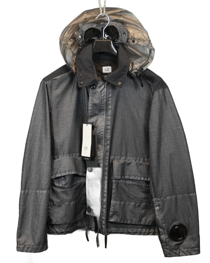 C.P. Company Rafia La Mille Jacket Black back view