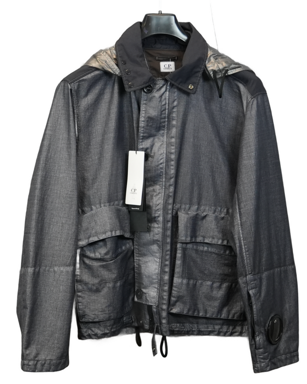 C.P. Company Rafia La Mille Jacket Black front view