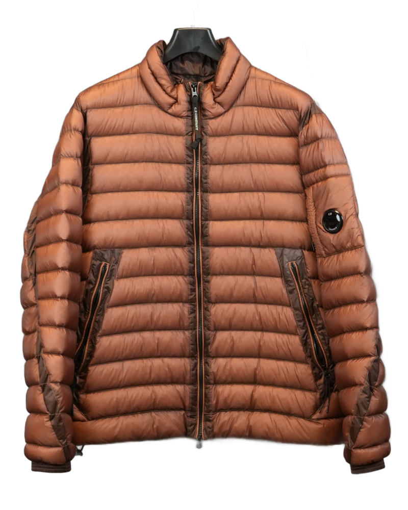 C.P. Company DD Shell Down Jacket Brown front view