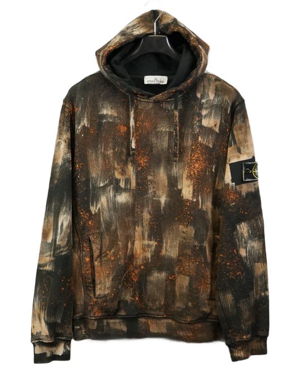 Stone island X SnowBeast Custom Hoodie multi front view
