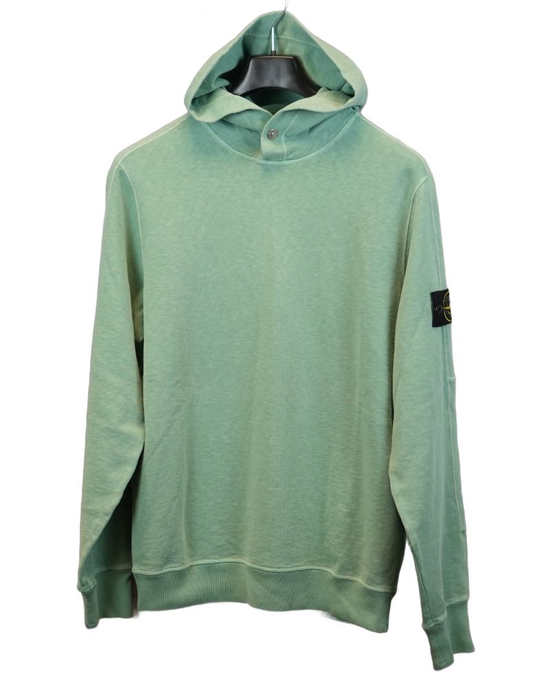 Stone Island Hoodie Teal front view