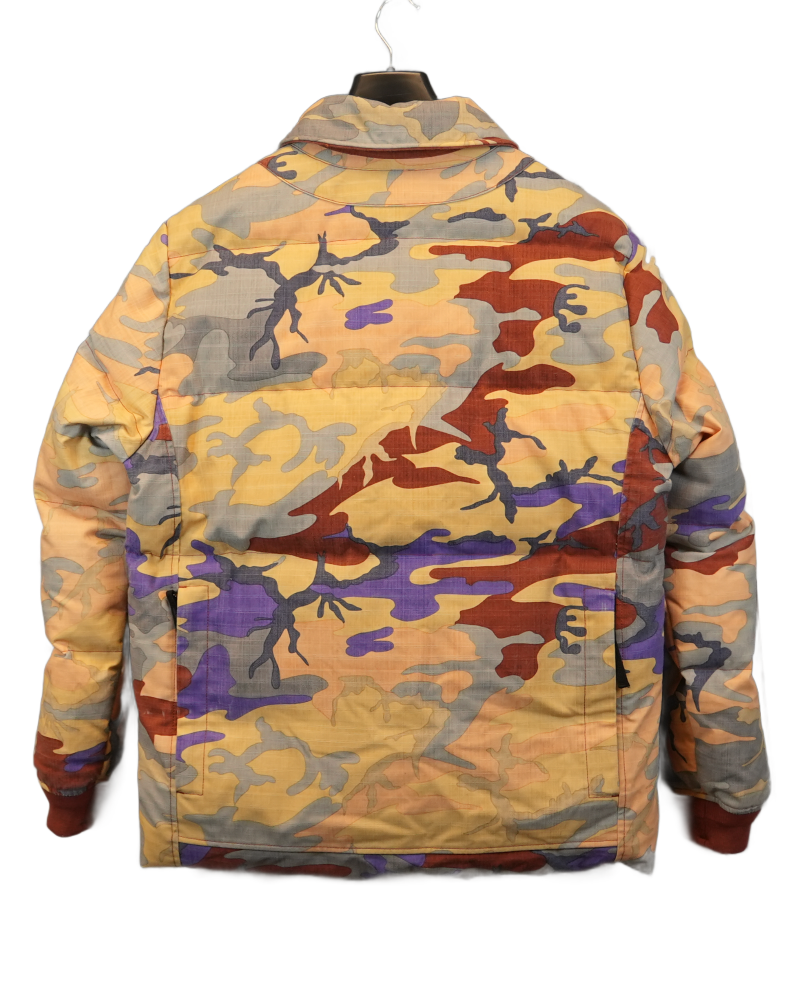 Stone Island Heritage Camo Ripstop Nylon Down Jacket Camo back view