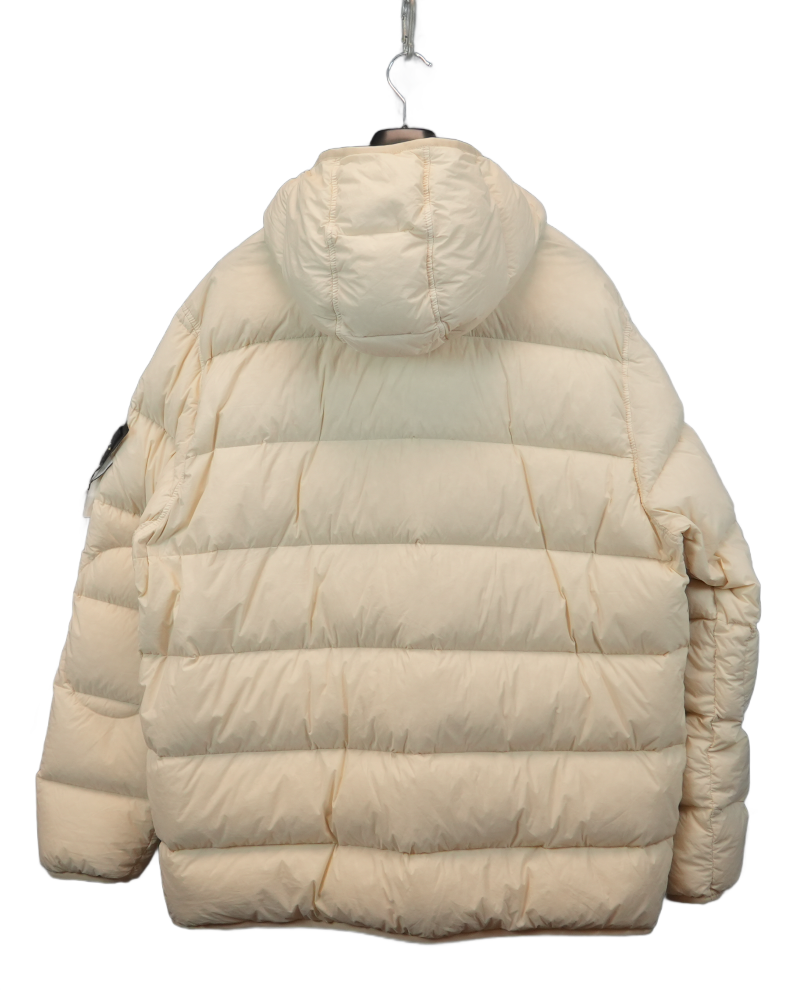 Stone Island Seamless Tunnel Nylon Down TC Cream back view