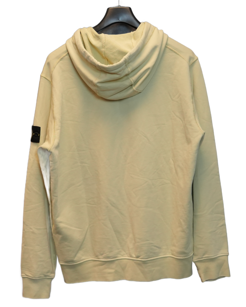 Stone Island Full Zip Hoodie Yellow back view
