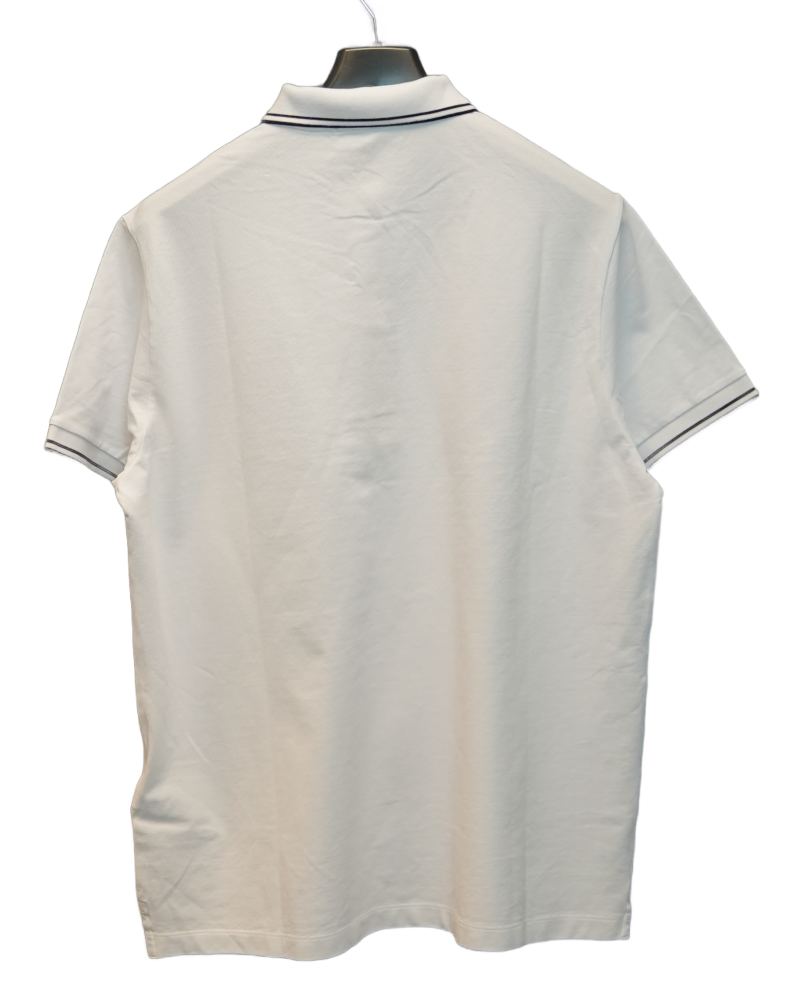 Stone Island Polo Shirt White back view