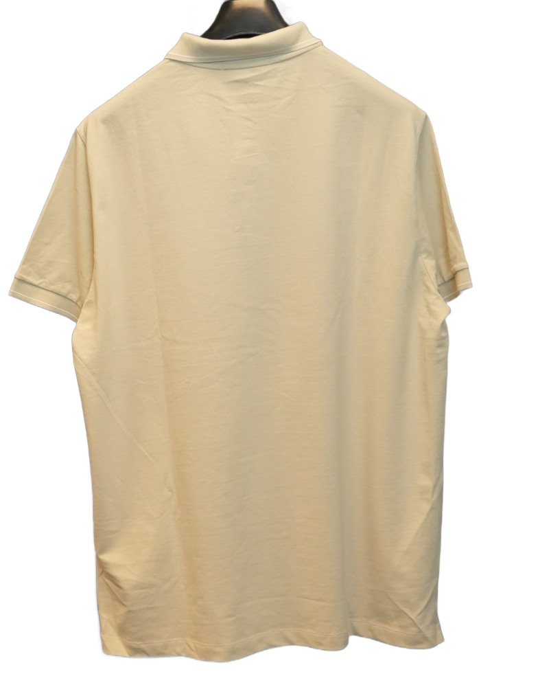 Stone Island Polo Shirt Cream back view