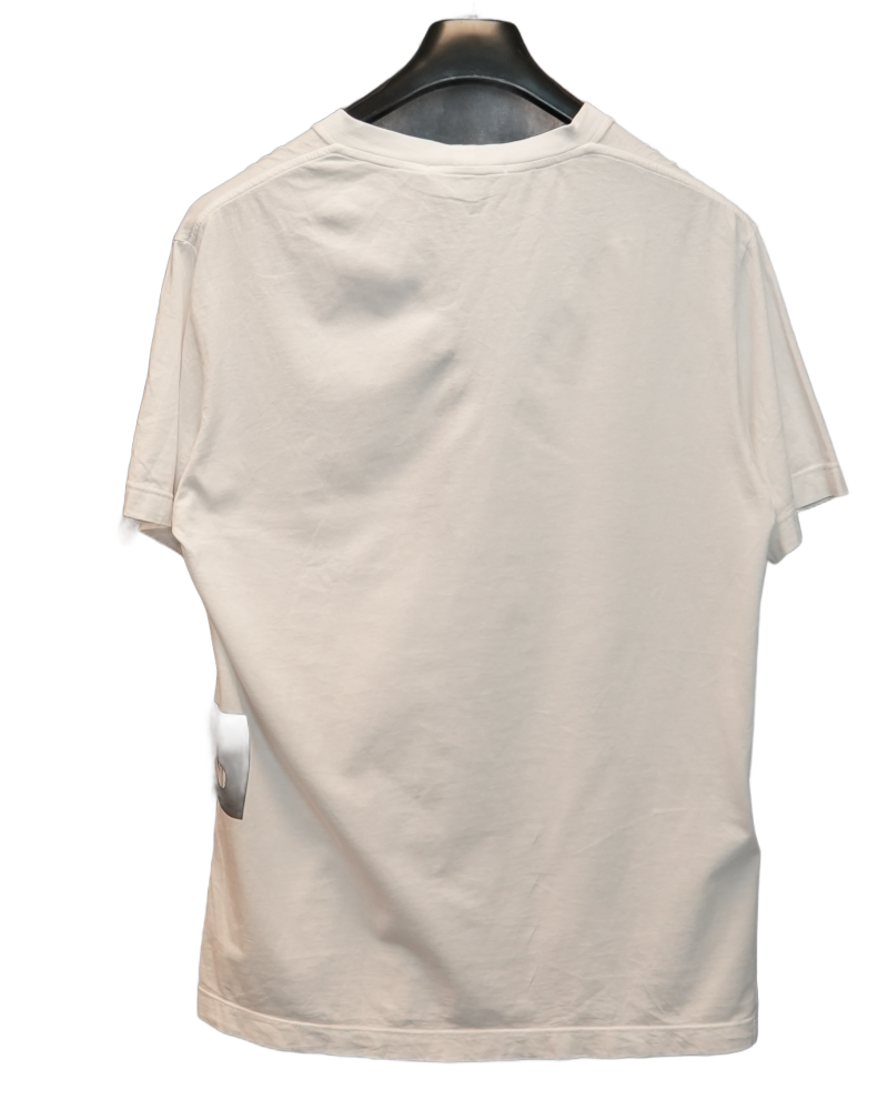 Stone Island Side Print T-Shirt White back view