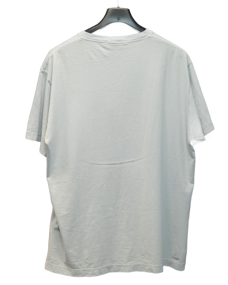 Stone Island Centre Print T-Shirt Blue back view