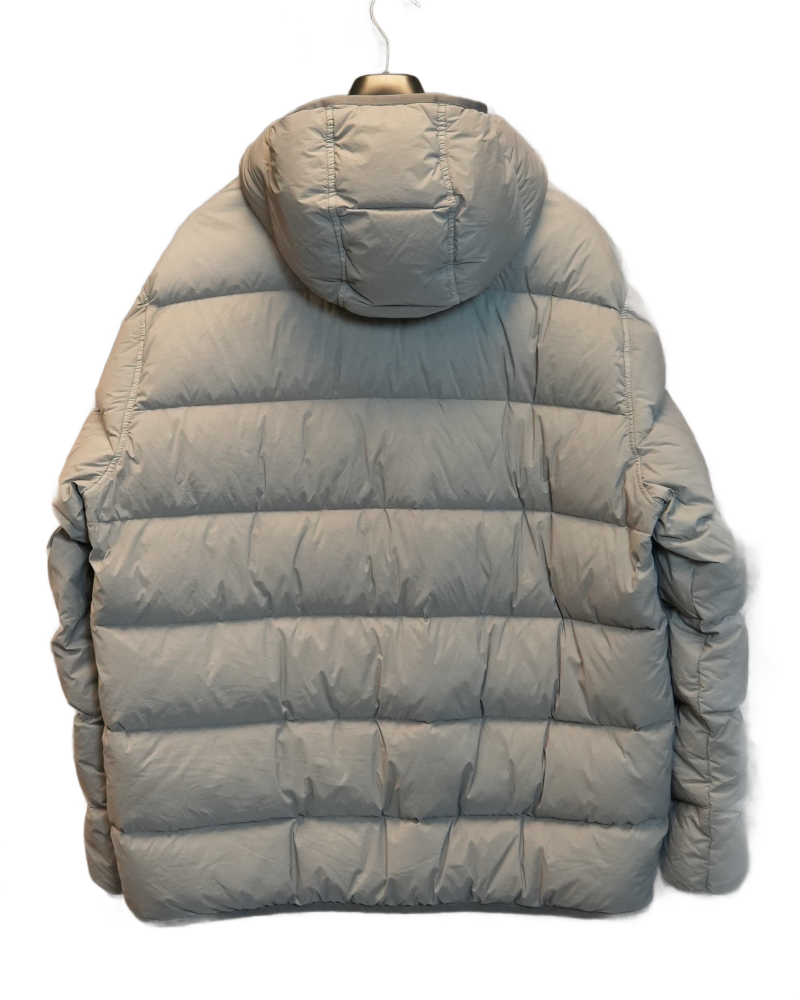 Stone Island Seamless Tunnel Down TC Hooded Grey back view