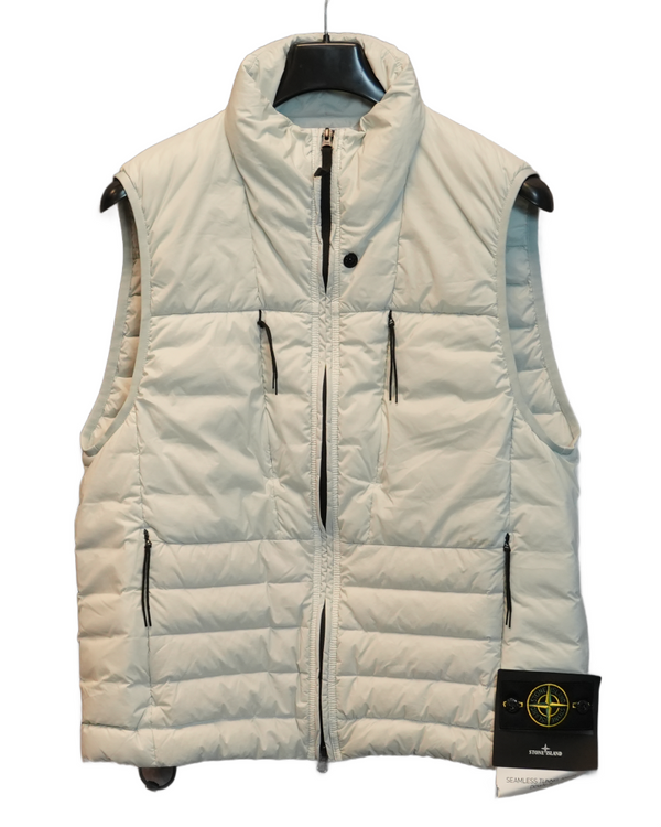 Stone Island Seamless Tunnel Down TC Gilet Light Blue front view