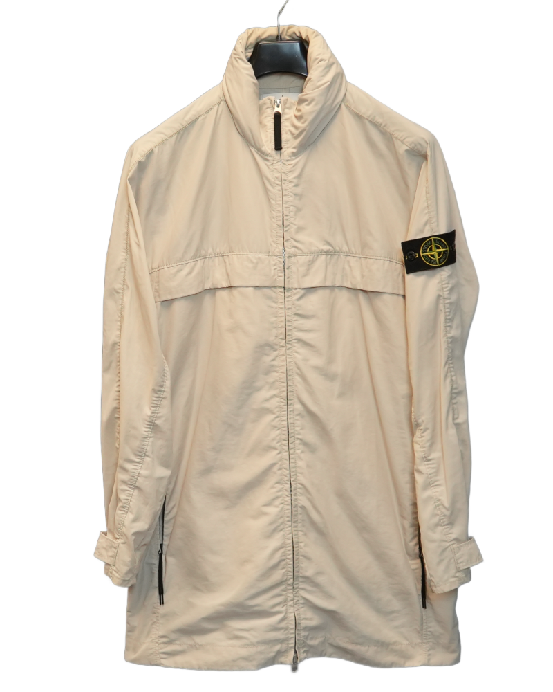 Stone Island Micro Reps Parka Cream front view