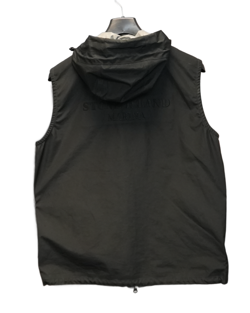 Stone Island Marina 3L Gore-Tex Gilet with Bag Black detail view