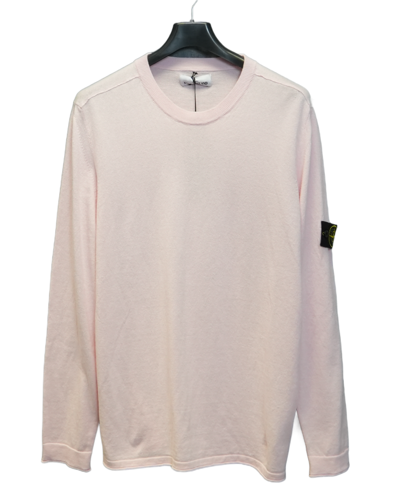 Stone Island Lightweight Knit Pink front view