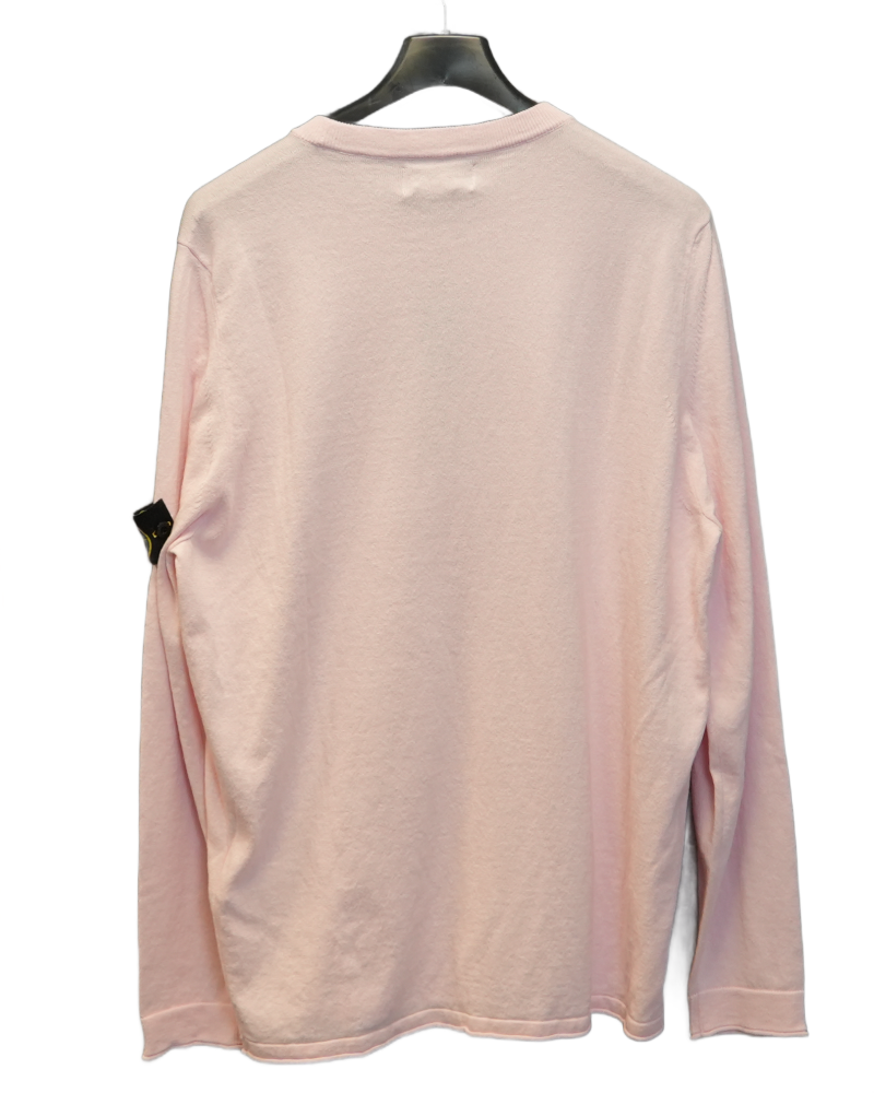 Stone Island Lightweight Knit Pink back view