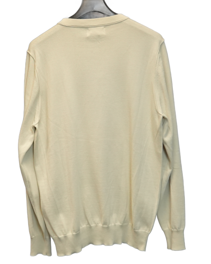 Stone Island Lightweight Knit Cream back view