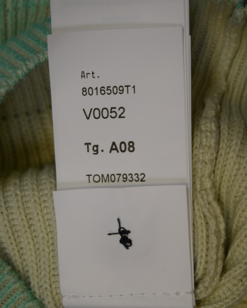 Stone Island Kids Dust Treatment Knitted Sweatshirt Green detail view