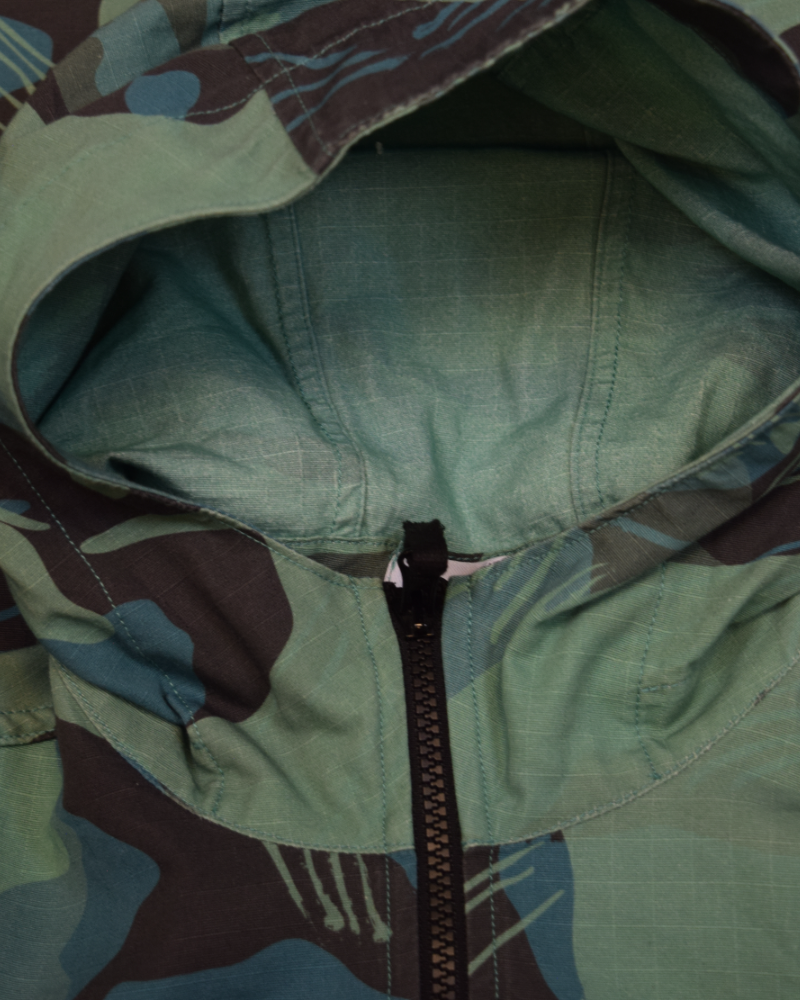 Stone Island Kids Jacket Green Camo detail view