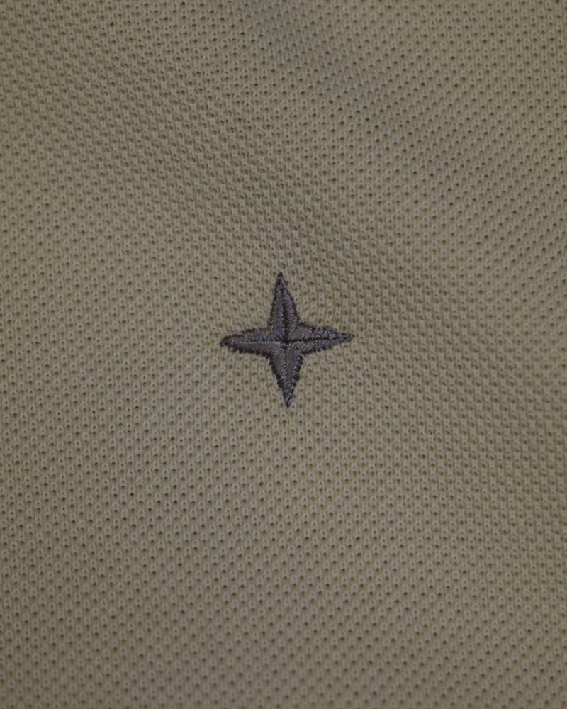 Stone Island Stellina Polo Shirt Cream detail view