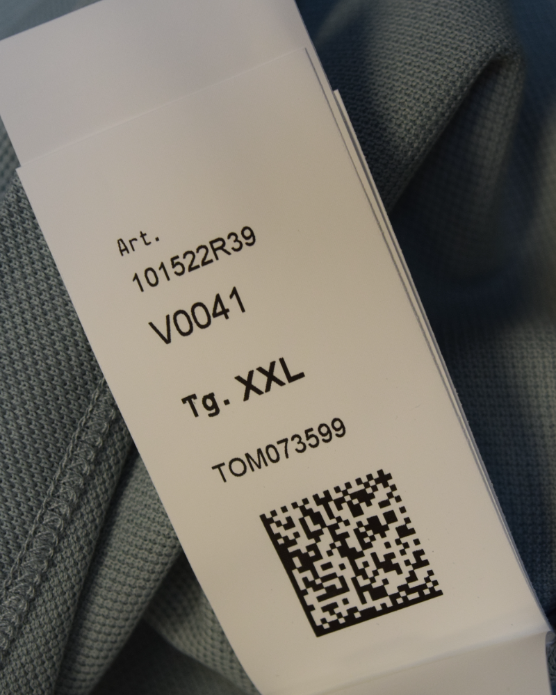 Stone Island Polo Shirt Light Blue detail view