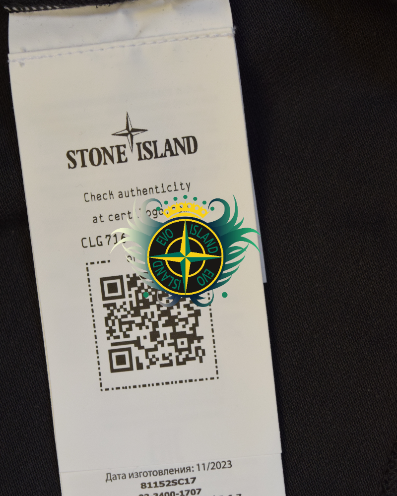 Stone Island Polo Shirt Grey detail view