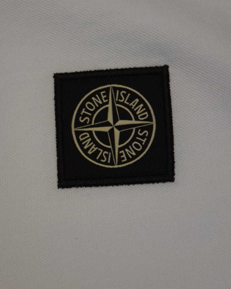 Stone Island Polo Shirt White detail view
