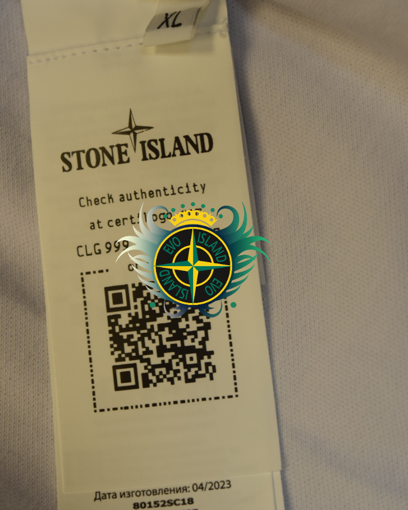 Stone Island Polo Shirt White detail view