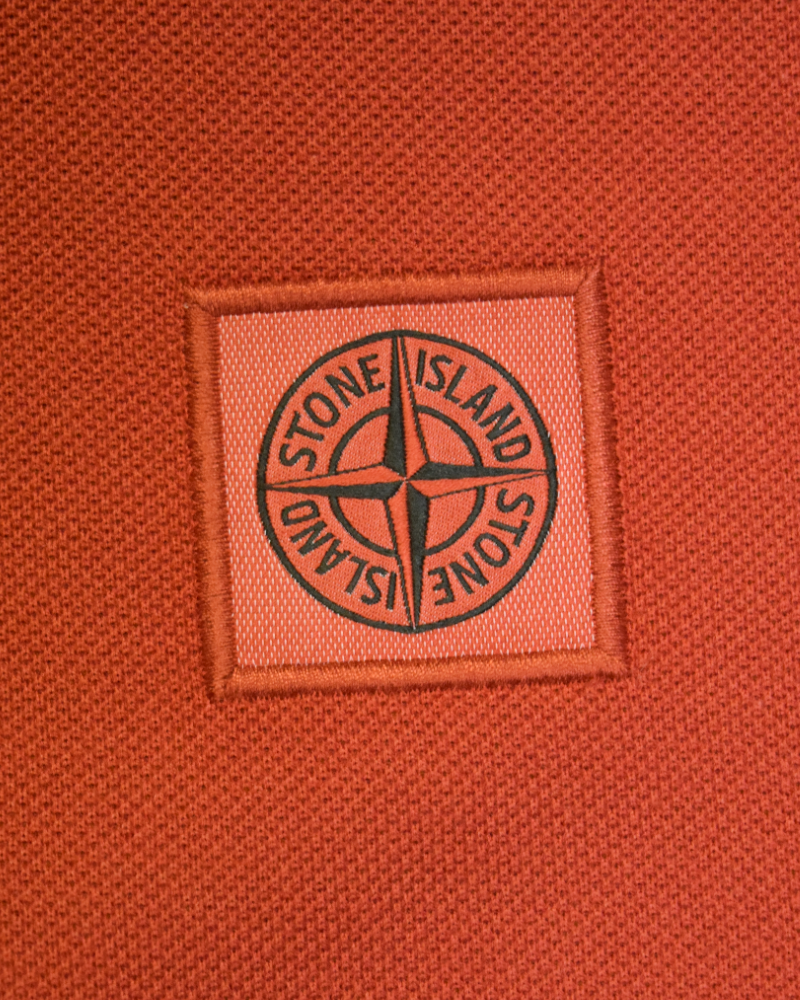 Stone Island Polo Shirt Red detail view