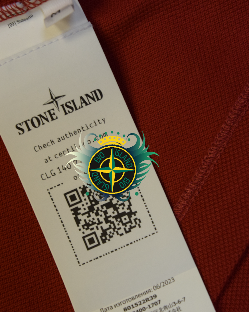 Stone Island Polo Shirt Red detail view