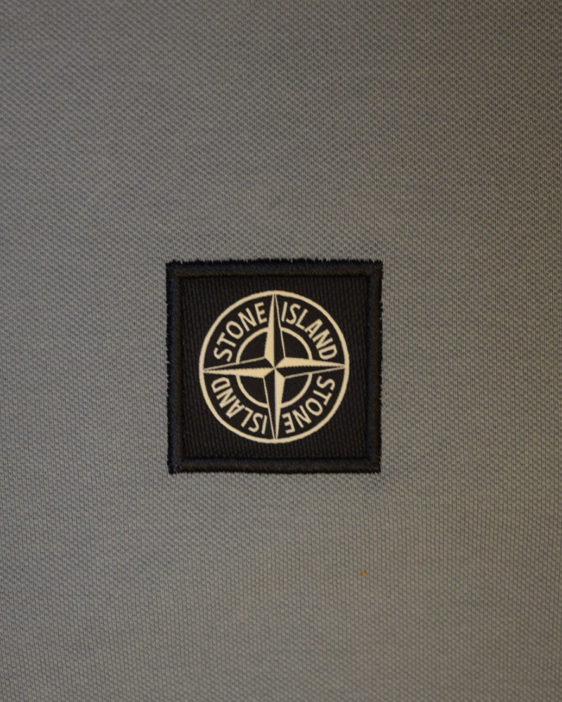 Stone Island Polo Shirt Grey detail view