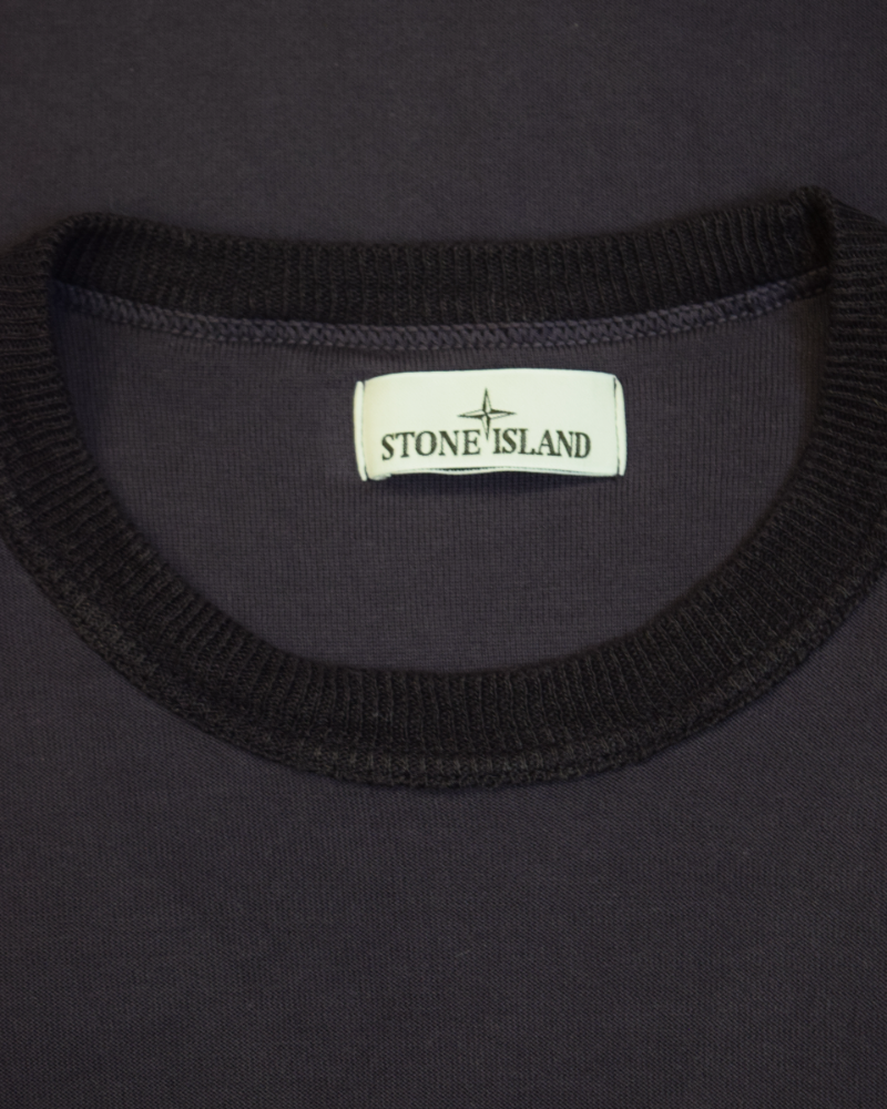 Stone Island Light Weight Crewneck Purple detail view