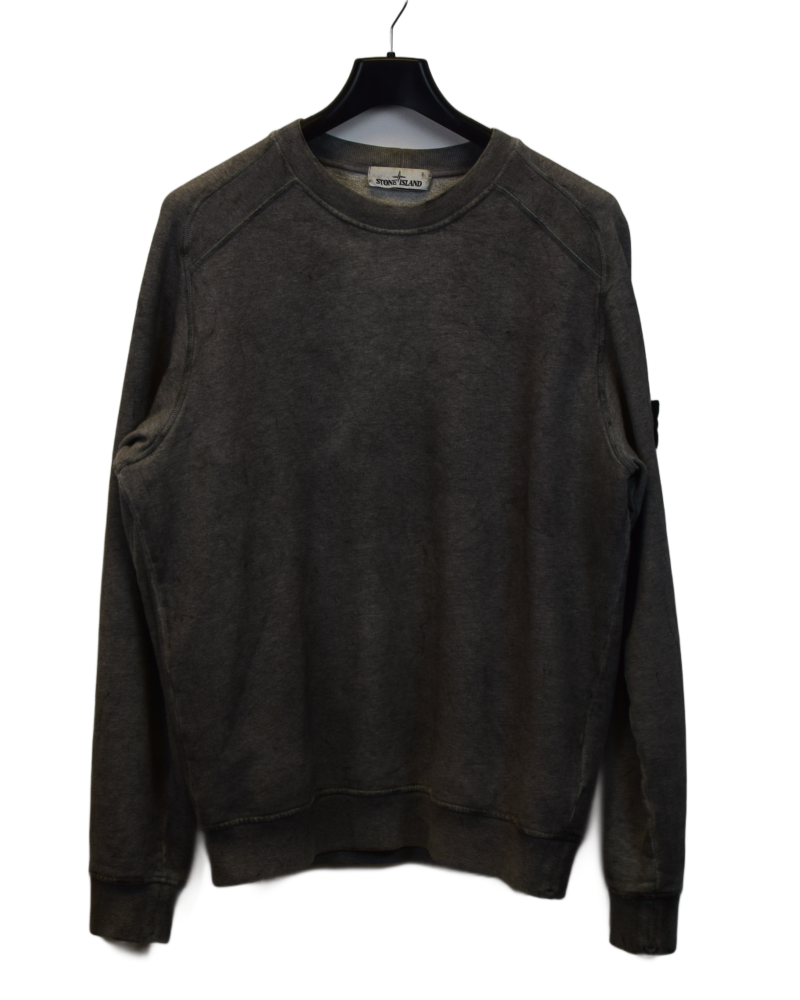 Stone Island Dust Treatment Sweatshirt Grey front view