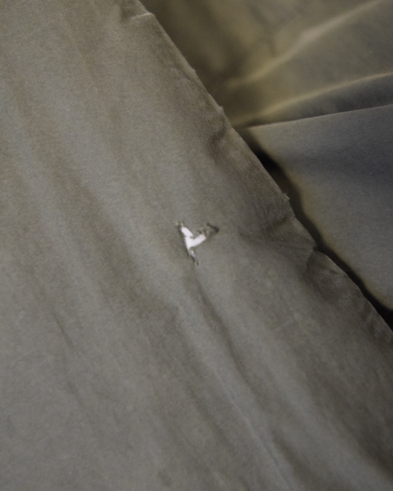 C.P Company Micro-m Down Jacket Green detail view