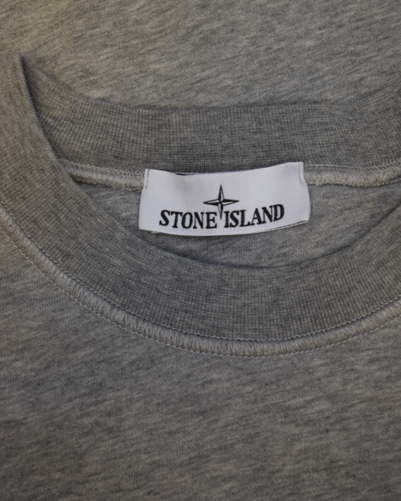 Stone Island Crewneck Grey detail view