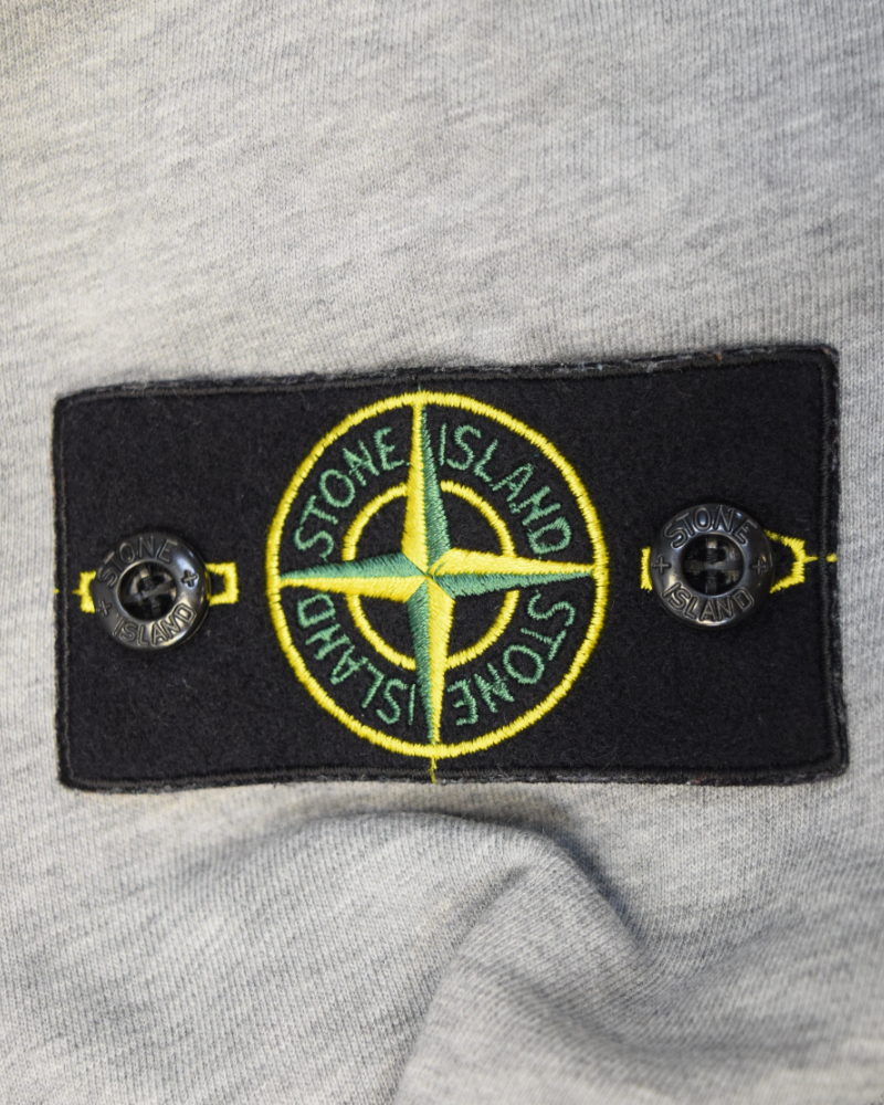 Stone Island Crewneck Grey detail view