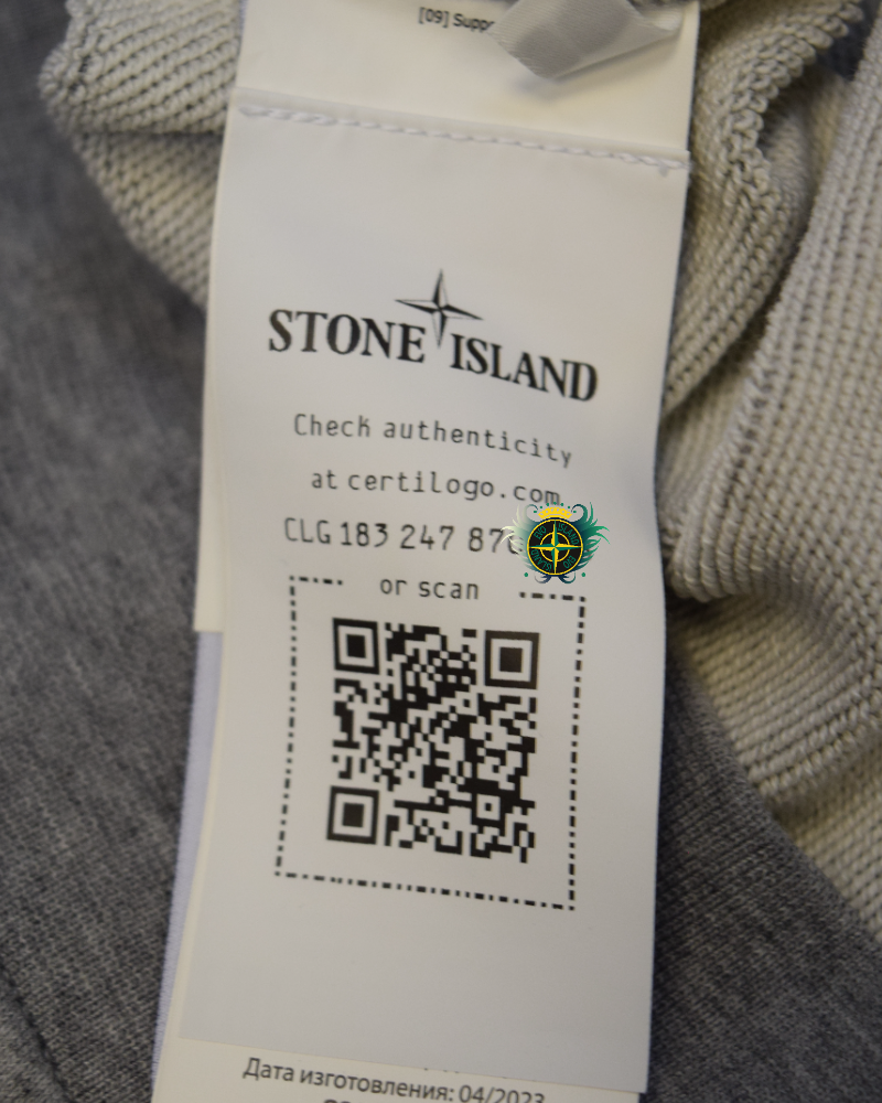 Stone Island Crewneck Grey detail view