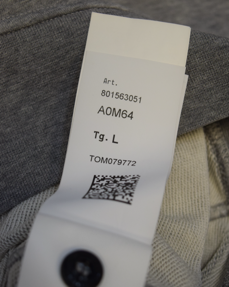 Stone Island Crewneck Grey detail view