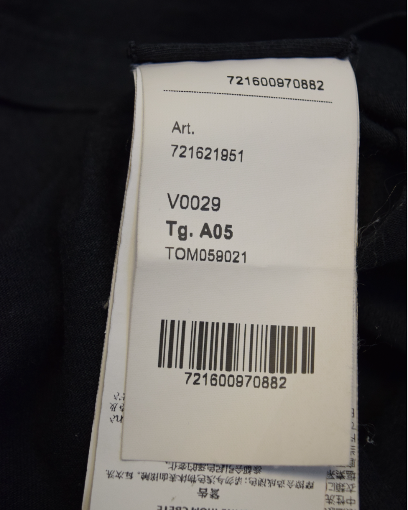 Stone Island Kids Front Print T-Shirt Black detail view