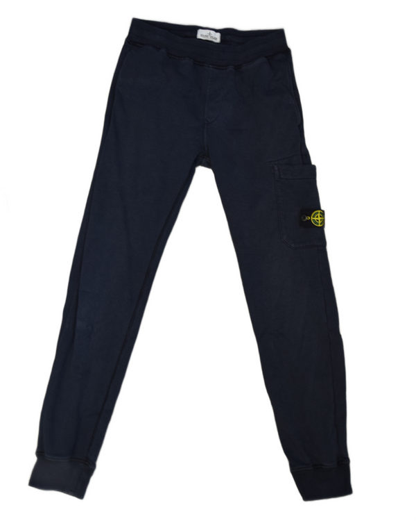 Stone Island Kids Joggers Navy Blue back view