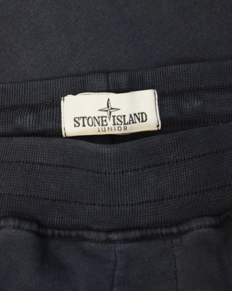 Stone Island Kids Joggers Navy Blue detail view
