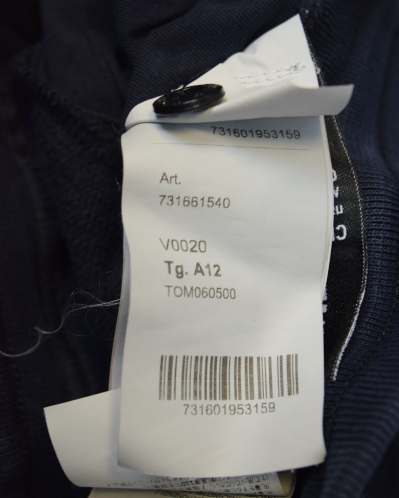 Stone Island Kids Joggers Navy Blue front view