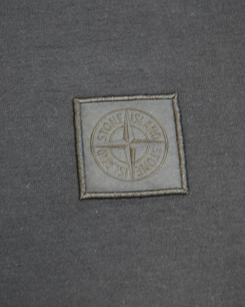 Stone Island Ghost Polo Shirt Navy Blue detail view