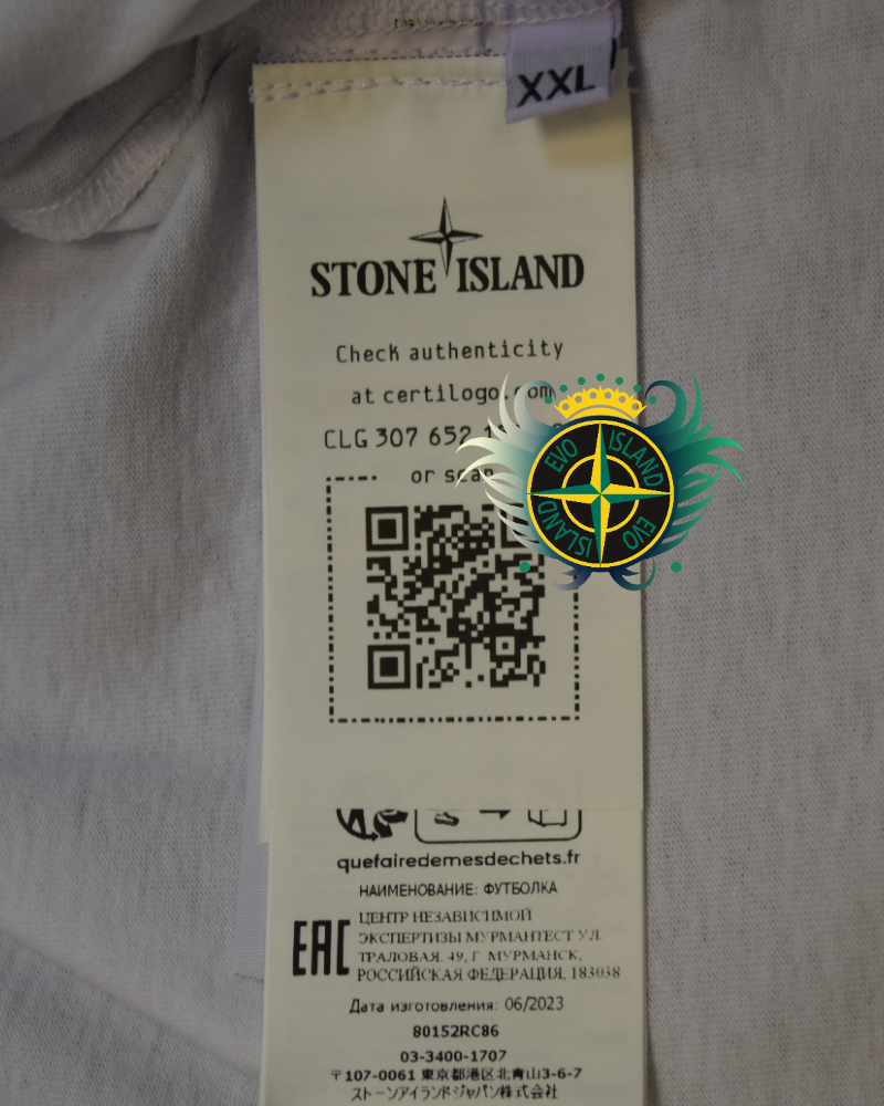 Stone Island Back Print T-Shirt detail view