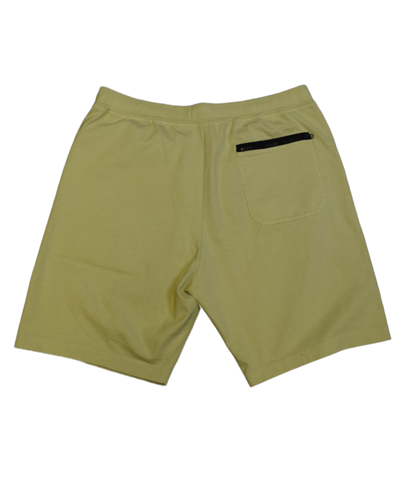 Stone Island Jogger Shorts Yellow back view