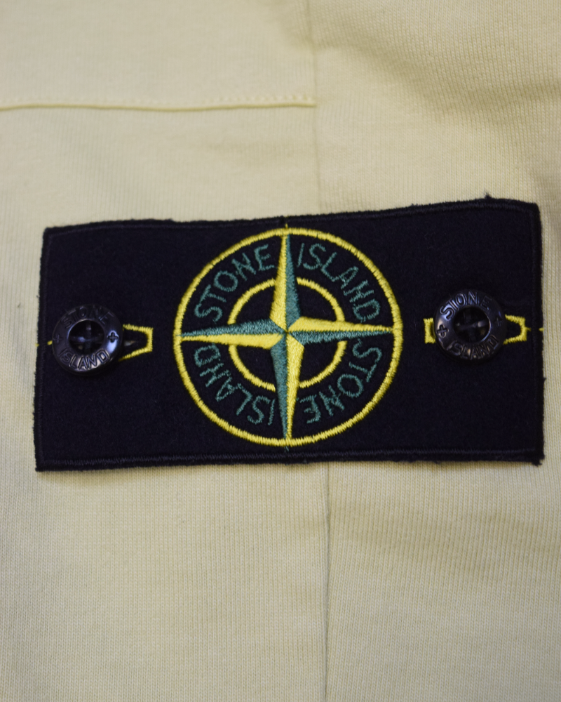 Stone Island Jogger Shorts Yellow detail view