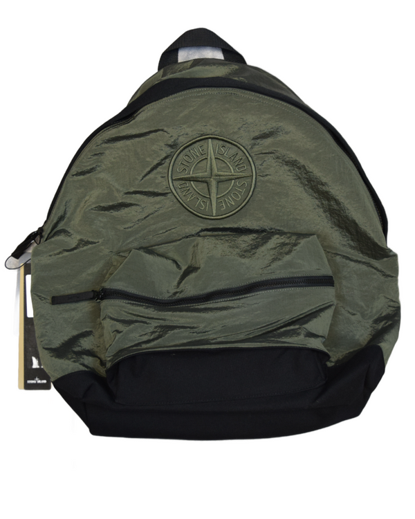 Stone Island Backpack Green front view