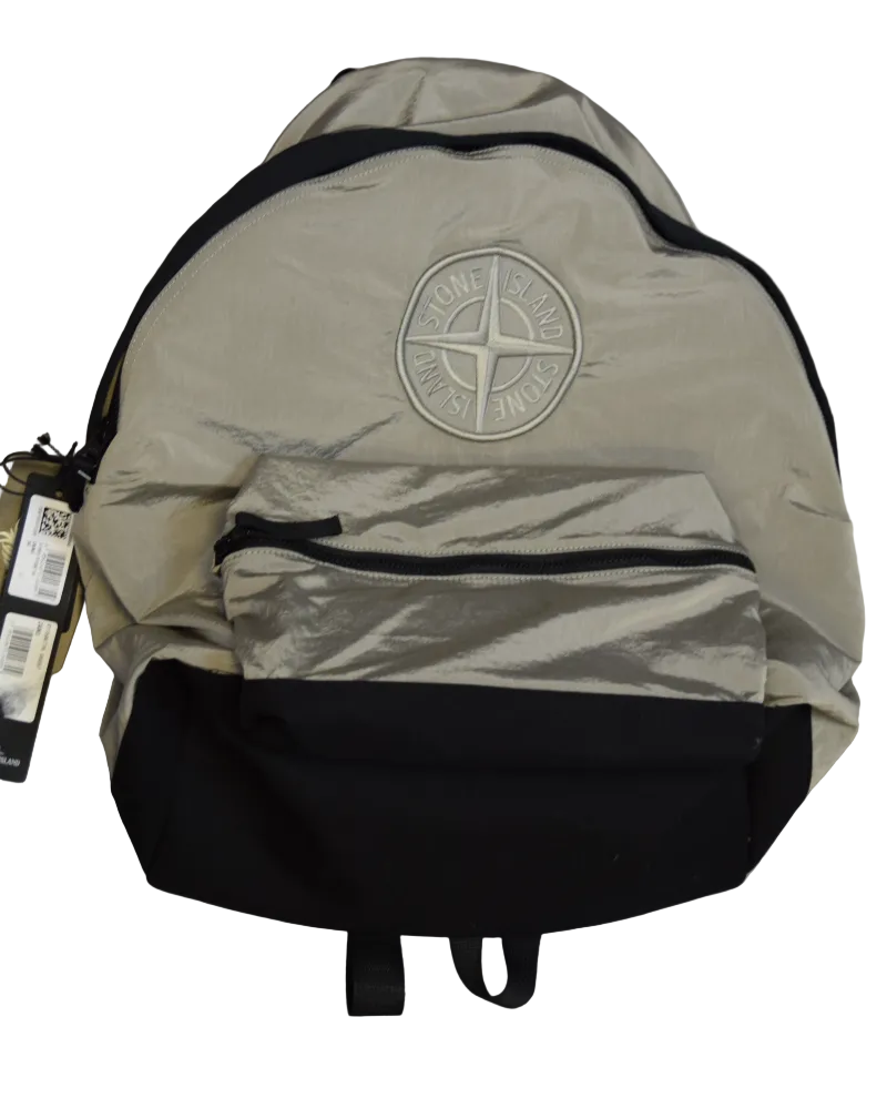 Stone Island Backpack Grey front view