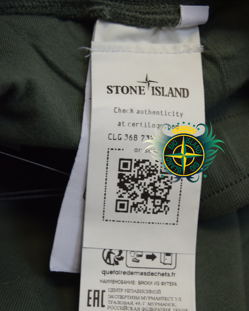 Stone Island Joggers Green detail view